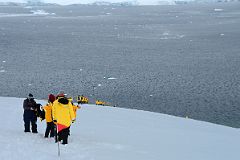 09E Descending The Steep Trail From Glacier Viewpoint At Neko Harbour On Quark Expeditions Antarctica Cruise.jpg